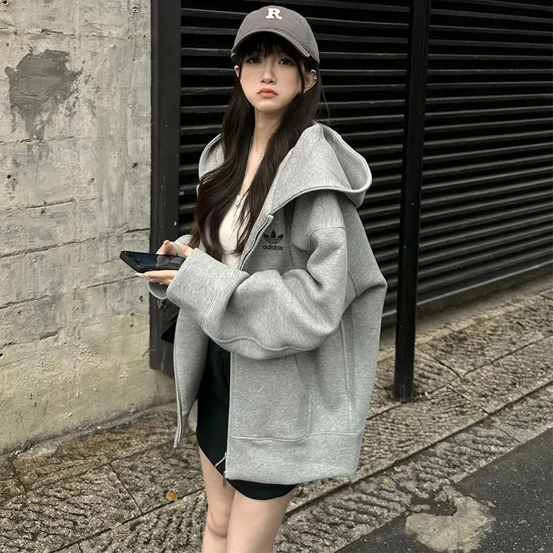 質感のいい 好感度100％ おすすめ オーバーサイズ 日常 シンプル フード付き 長袖 アウター