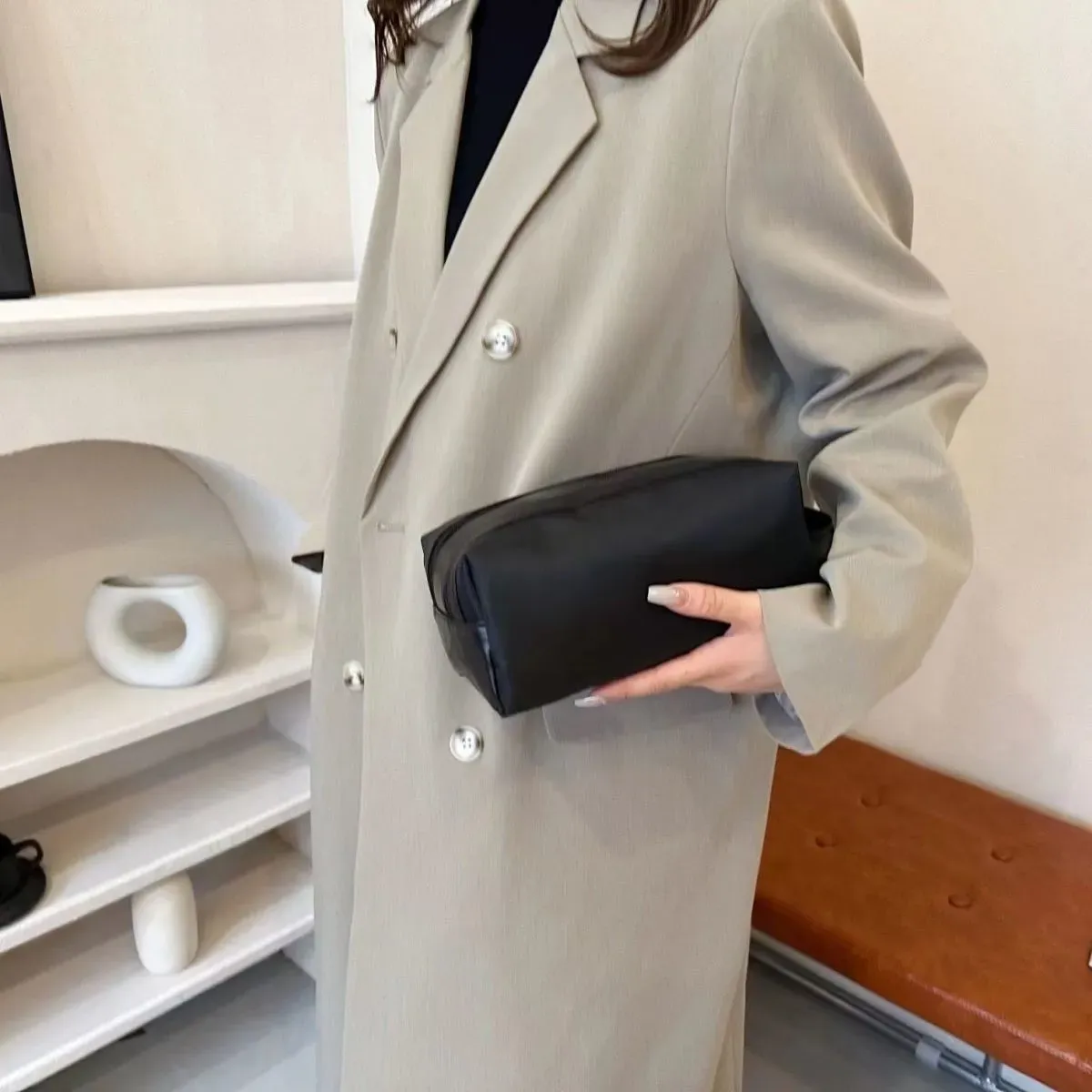 高級感 大注目 シンプル カジュアル 高品質 スタイリッシュ ヴィンテージ 化粧バッグ