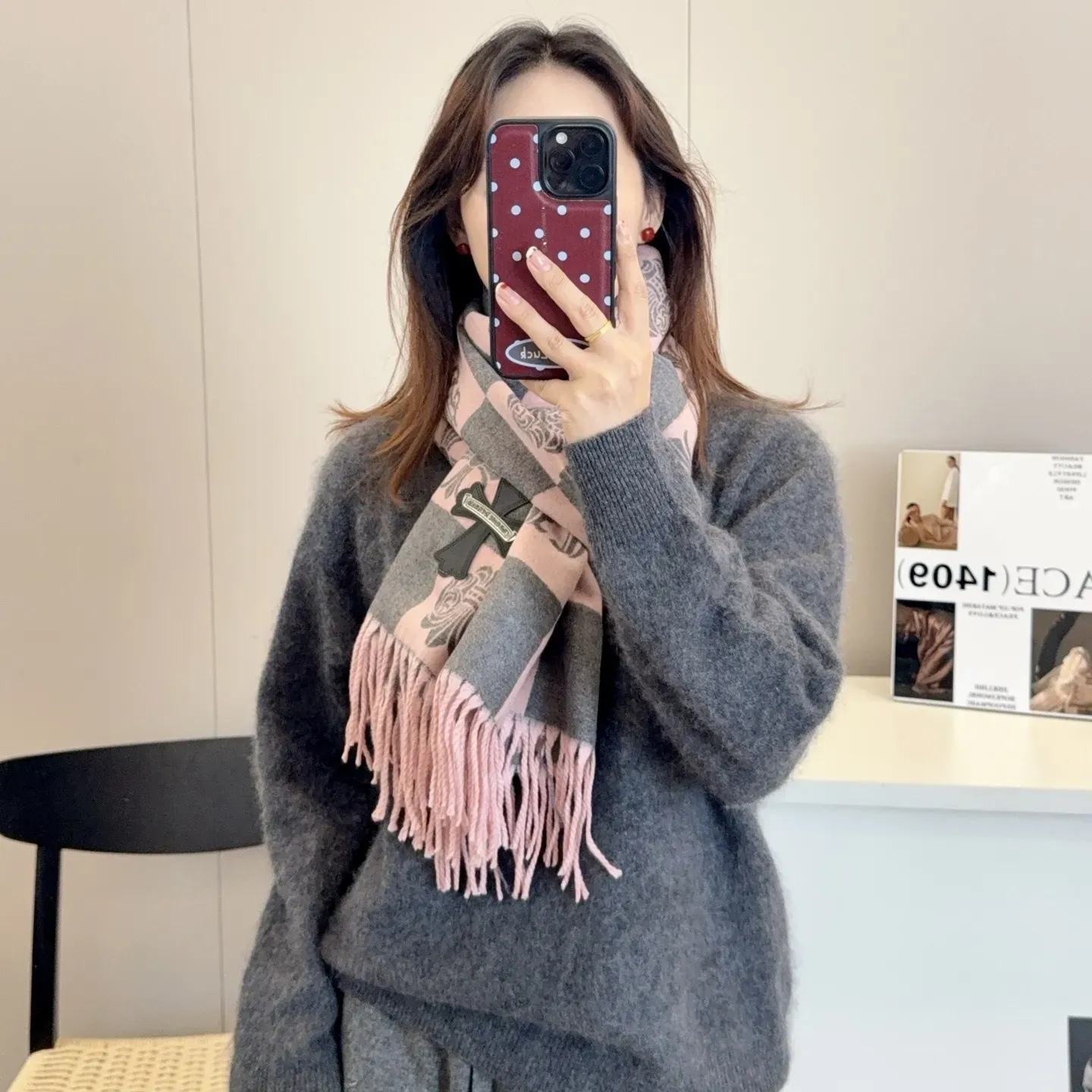 こなれ感たっぷり トレンド感 多色展开 肌にやさしい お手入れ簡単 ソフトな肌触り スカーフ