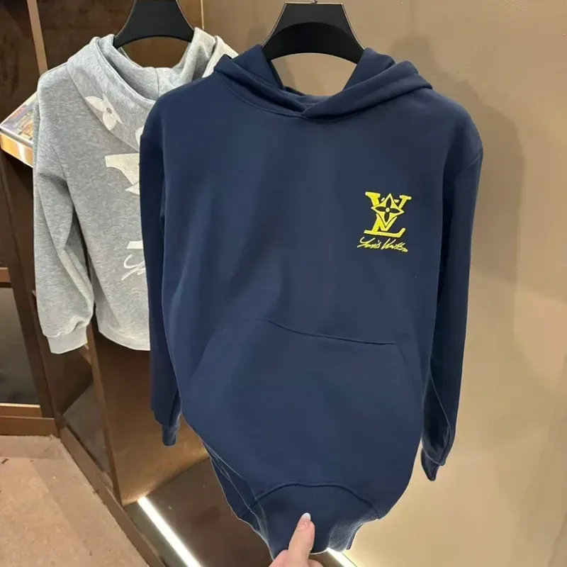 『L-5XL』おすすめ 質感のいい トレンド ノームコア フード付き 刺繍 トレーナー