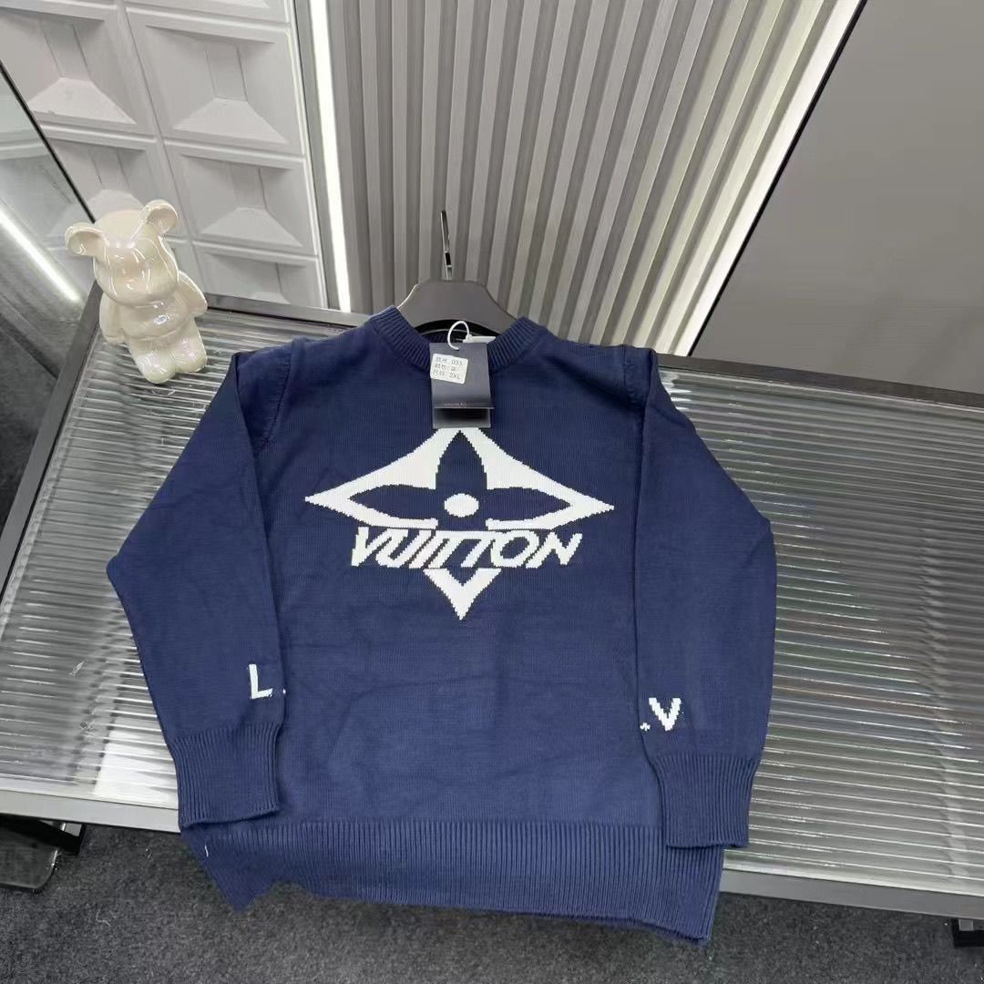 『L-4XL』秋冬ニットジャカードセーターラウンドネックプルオーバーカップルルーズセーター
