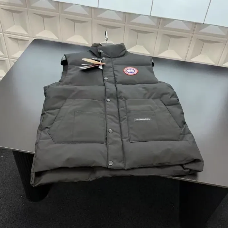 『M-4XL』冬の必須 シンプル 高品質 暖かい 軽量 ベーシックダウンベスト