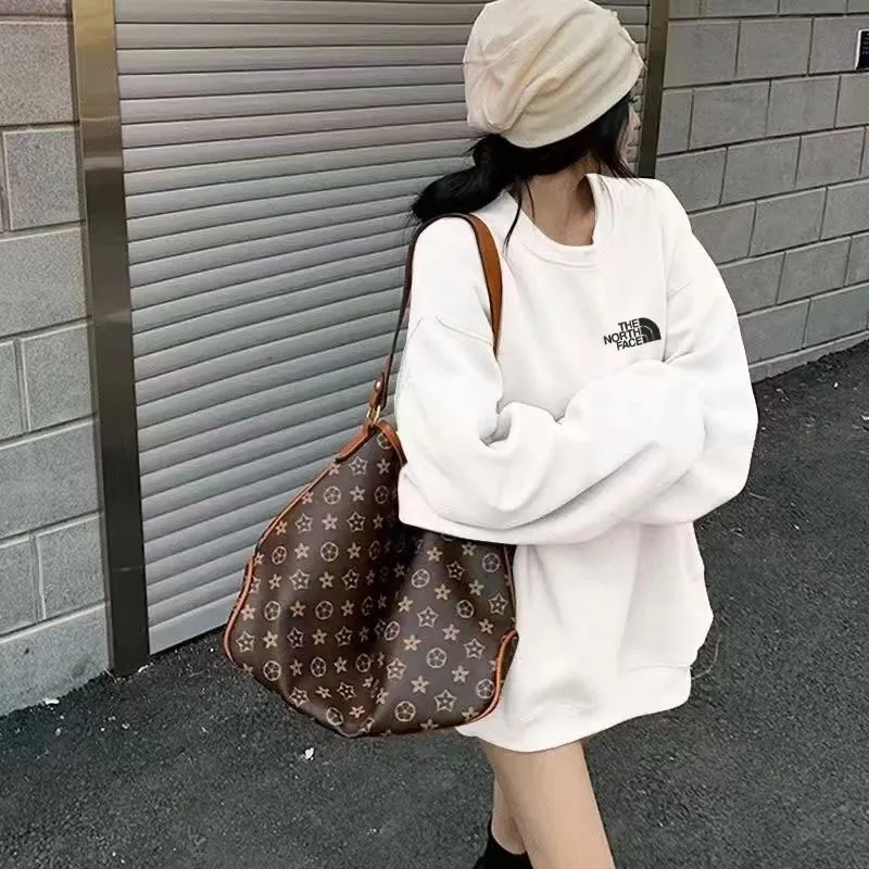 『S-5XL』最愛の一着 お気に入り 合わせやすい 大人の定番 プリント トレーナー