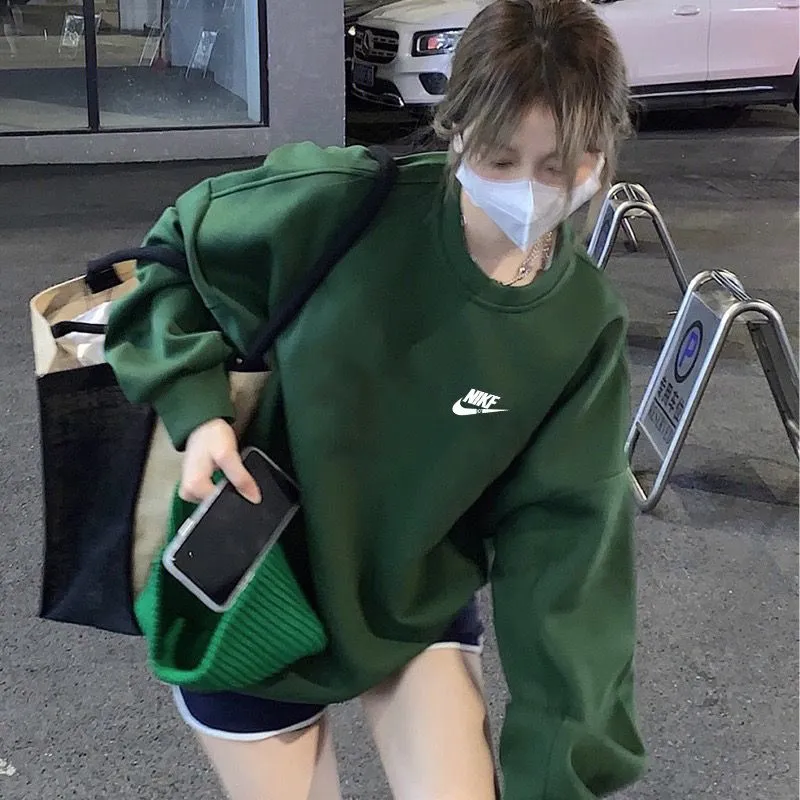 『S-4XL』大活躍 気質満点 質感のいい ファッション カジュアル 多色展開 無地 ゆったり トレーナー