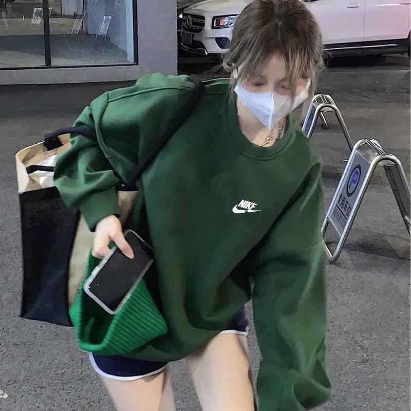 『S-4XL』大活躍 気質満点 質感のいい ファッション カジュアル 多色展開 無地 ゆったり トレーナー