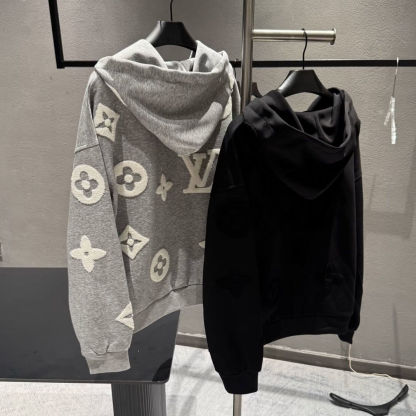 通気性と汎用性に優れた、男女兼用の新しいファッションフード付きカーディガンニットセーター