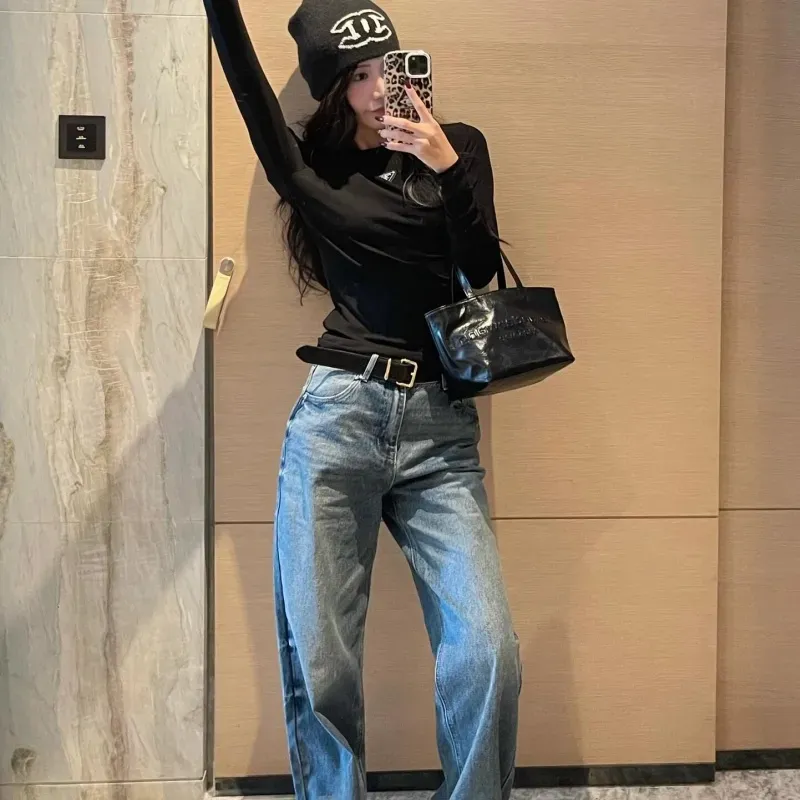 『S-L』今季も大流行トレンド 快適 柔らかい着瘦せ 細身シルエット長袖Tシャツ