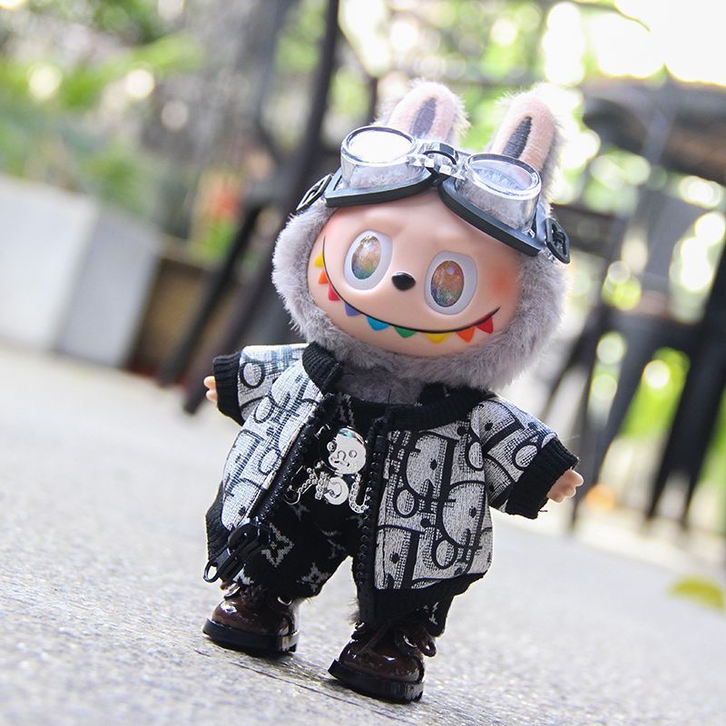 labubu 服 ビッグブランド タイドブランド 服スーツ 17cm 第一 二 第三世代 ユニバーサルスポット タイドプレイ人形 着替え服