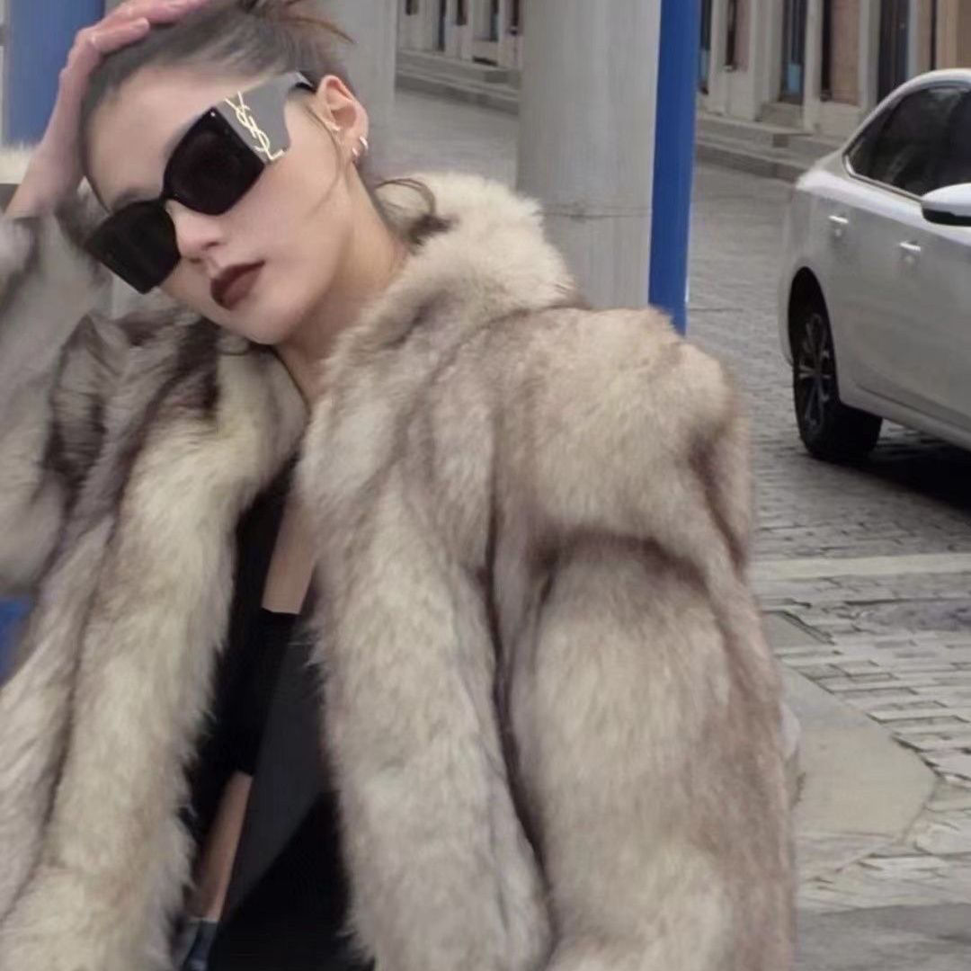 2025年ファッション同スタイルYSL119サングラスキャットアイ高級サングラス