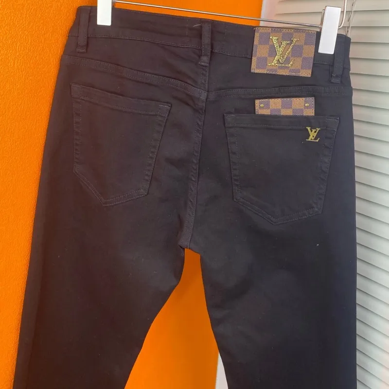 『S-2XL』目立つ 高品質 ファッション シンプル 快適 クラシック 合わせやすい スリムストレートジーンズ