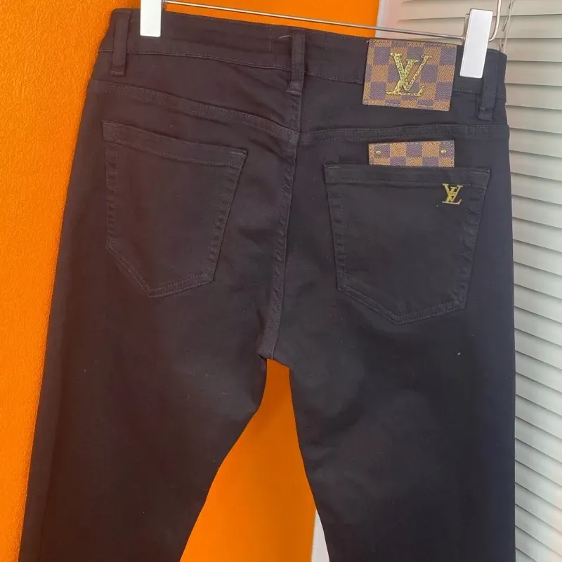 『S-2XL』目立つ 高品質 ファッション シンプル 快適 クラシック 合わせやすい スリムストレートジーンズ