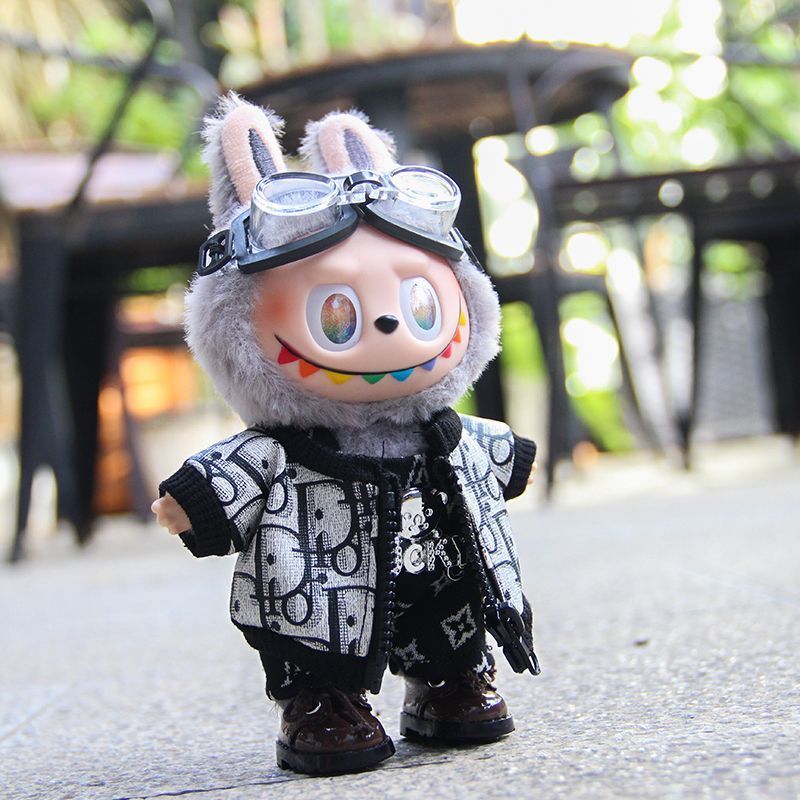 labubu 服 ビッグブランド タイドブランド 服スーツ 17cm 第一 二 第三世代 ユニバーサルスポット タイドプレイ人形 着替え服