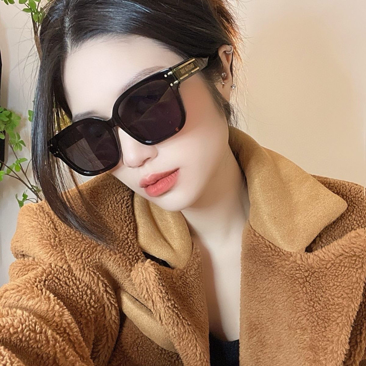 新しいインターネットセレブサングラス高価値小顔サングラスイン