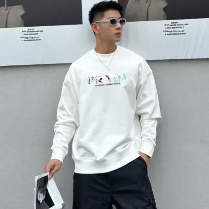 『S-5XL』絶対欲しい 圧倒的セクシー シンプル ストリート プリントトレーナー