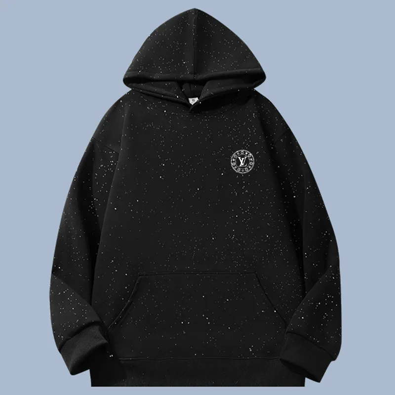 『S-3XL』激売れ中 憧れ 新品 おしゃれ ラメ入り フード付き プリント パーカー