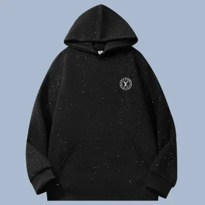 『S-3XL』激売れ中 憧れ 新品 おしゃれ ラメ入り フード付き プリント パーカー