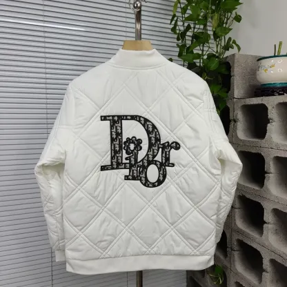 『L-4XL』冬のカジュアルな野球ジャケット、男女兼用の綿コート、カップル刺繍の暖かいジャケット、綿コート