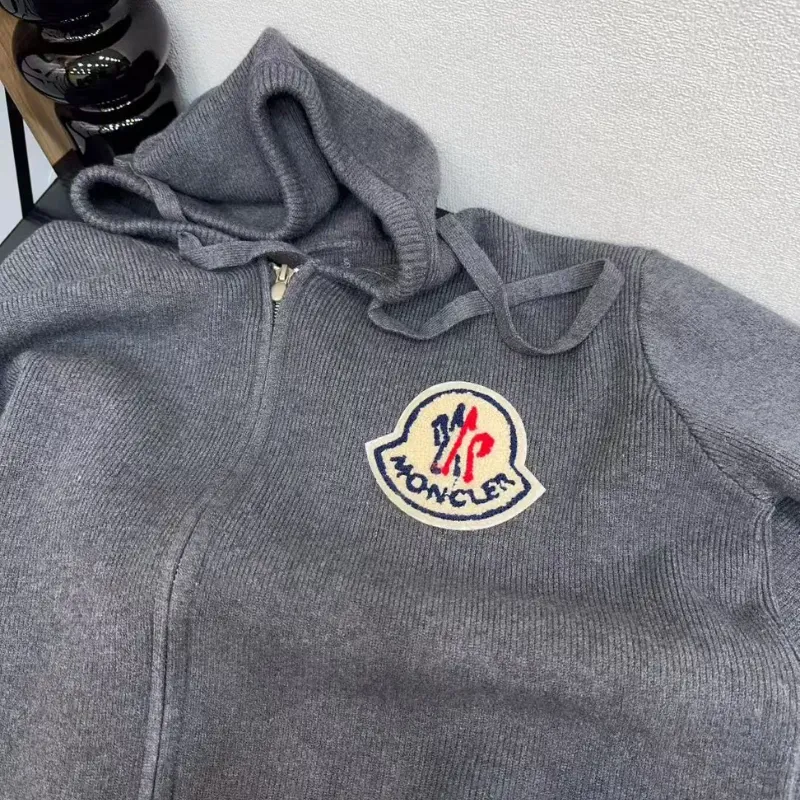 『S-L』秋冬新作 ジッパー付きニット 厚手カーディガンジャケット レディース