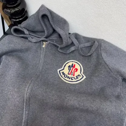 『S-L』秋冬新作 ジッパー付きニット 厚手カーディガンジャケット レディース