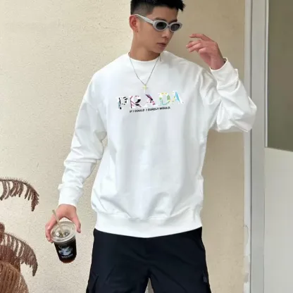 『S-5XL』絶対欲しい 圧倒的セクシー シンプル ストリート プリントトレーナー