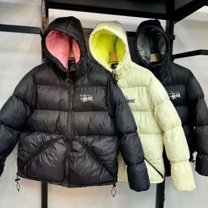 『M-2XL』新しい冬用中綿コート、ユニセックス、厚手、暖かい、ゆったりフィット
