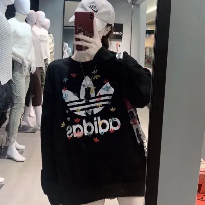 『S-3XL』取り入れたい 元気いっぱい オーバーサイズ シンプル 通気性 動きやすい 長袖 トレーナー