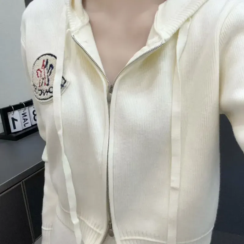 『S-L』秋冬新作 ジッパー付きニット 厚手カーディガンジャケット レディース