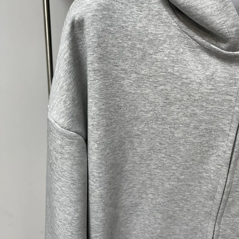 『S-4XL』今季も大流行 組み合わせやすい ファッション ファスナー フード付き アウター