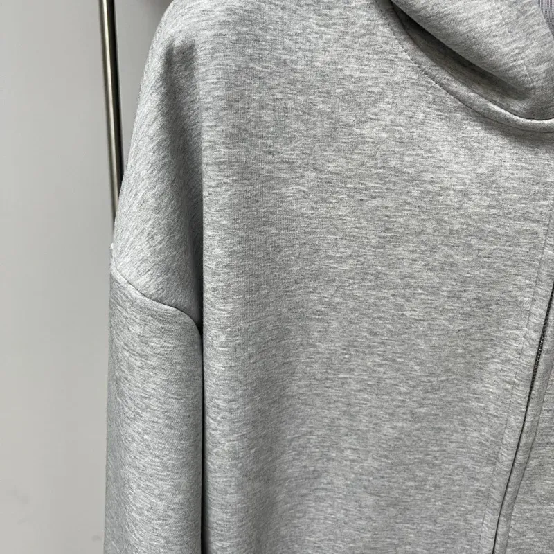 『S-4XL』今季も大流行 組み合わせやすい ファッション ファスナー フード付き アウター