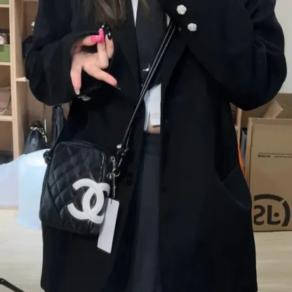 人気上昇中 上品 美人度アップ レトロ アーガイル ショルダーバッグ