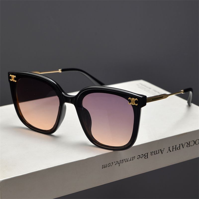 レトロなスクエアサングラス——男女兼用、UVカットサングラス