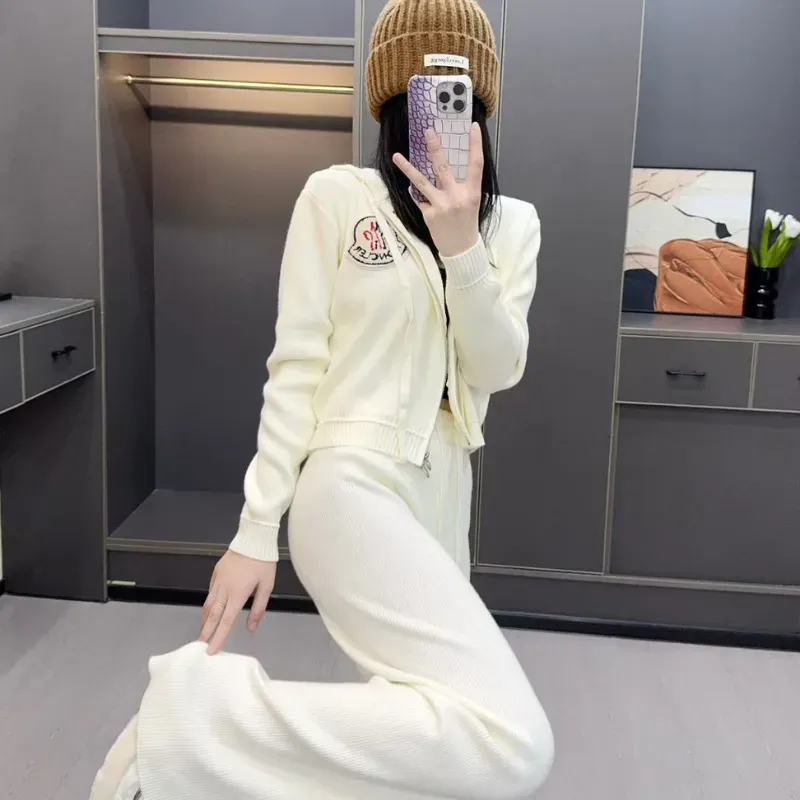 『S-L』秋冬新作 ジッパー付きニット 厚手カーディガンジャケット レディース