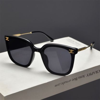 レトロなスクエアサングラス——男女兼用、UVカットサングラス