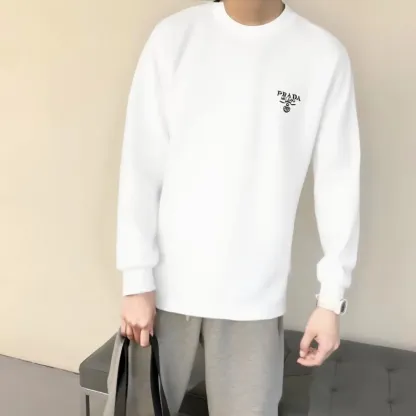 『M-3XL』クラシックレタープリントユニセックスプルオーバーラウンドネック長袖カジュアルスタイル