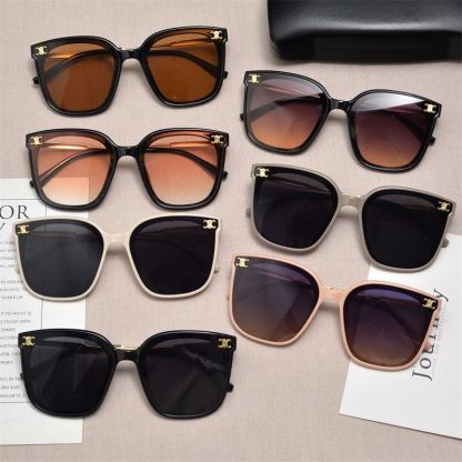 レトロなスクエアサングラス——男女兼用、UVカットサングラス