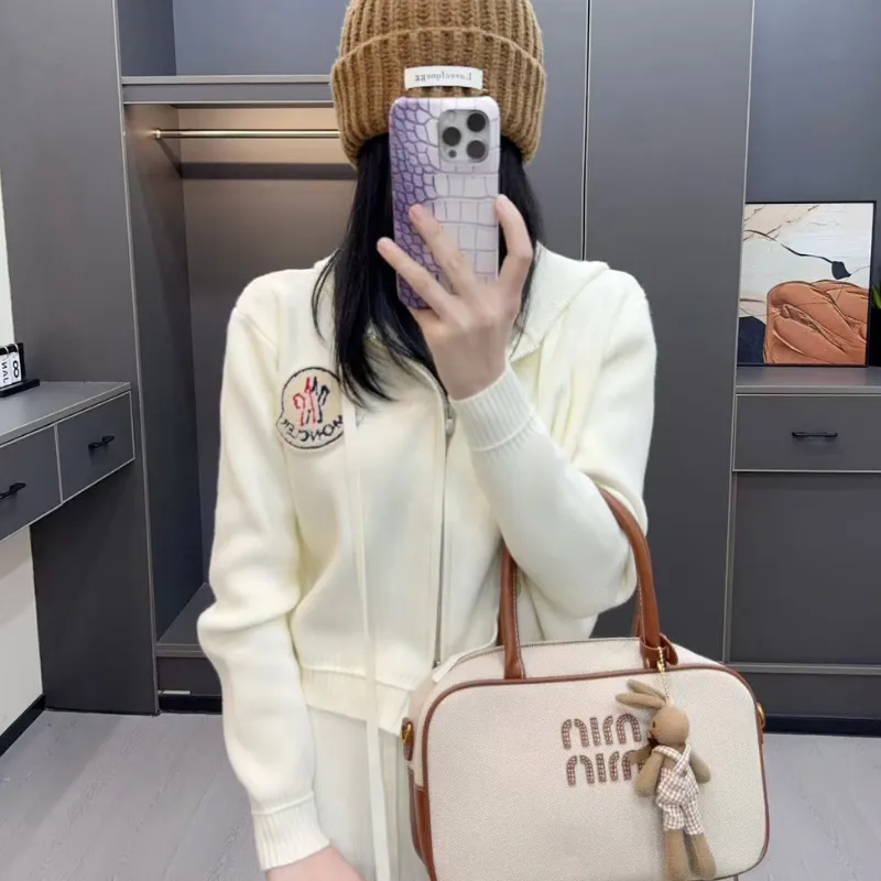 『S-L』秋冬新作 ジッパー付きニット 厚手カーディガンジャケット レディース