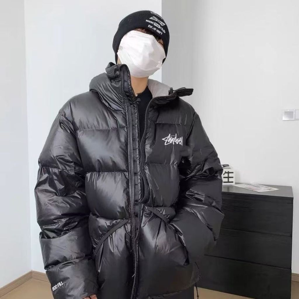 『M-2XL』新しい冬用中綿コート、ユニセックス、厚手、暖かい、ゆったりフィット
