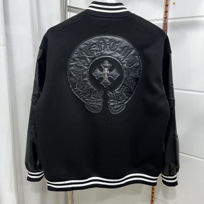 ファッショナブルな新しいレトロな刺繍のトレンドブランドのゆったりとした野球ジャケット