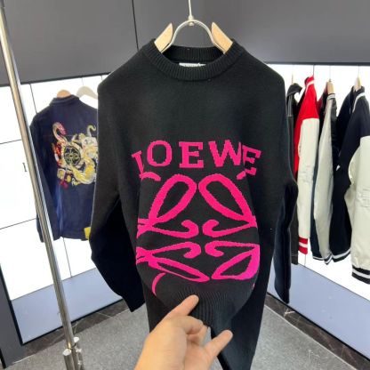 2025年秋冬レターラウンドネック長袖セーター