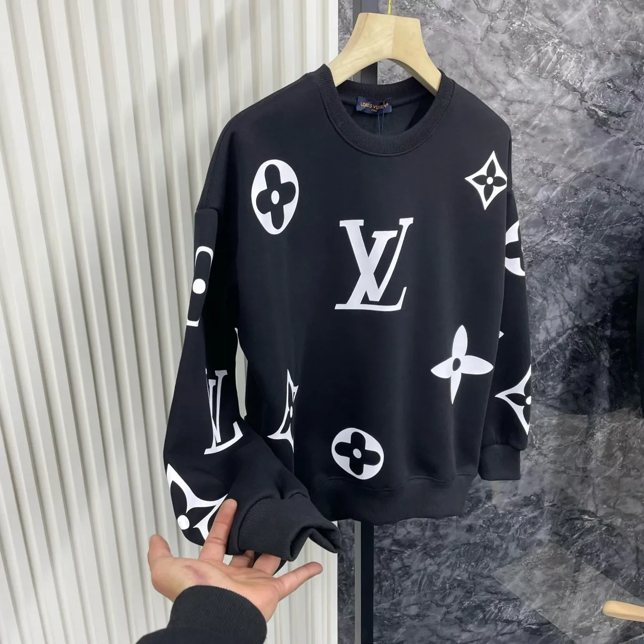 【L-4XL】トレンドのニットカジュアルスウェットシャツ