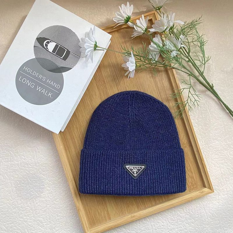 冬用ニットラビットファーファッショナブルな秋冬用厚手暖かいウール帽子