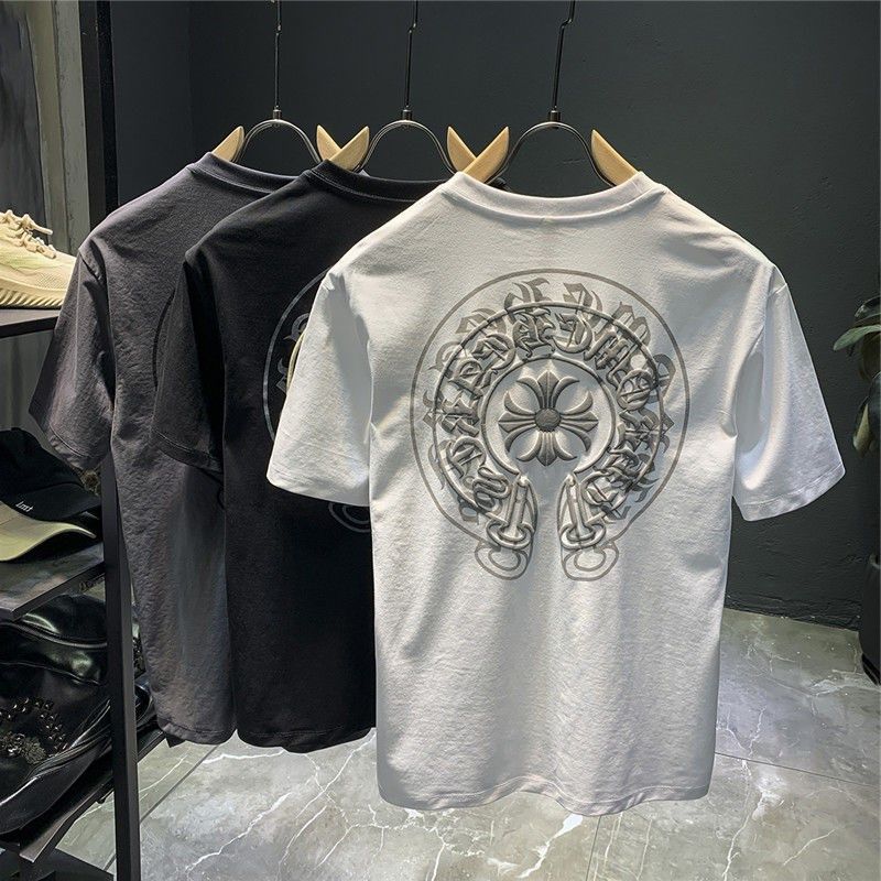 『S-5XL』今季も大流行 日常 ファッション シンプル コットン プリント メンズ 大きいサイズ ゆったり Ｔシャツ