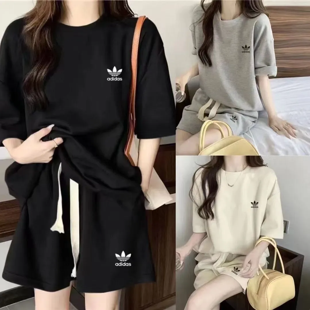 『フリーサイズ』元気いっぱい 質感のいい スポーツ カジュアル 3色選べる 無地 Ｔシャツ ショートパンツ　