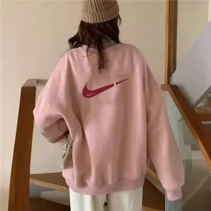 『S-4XL』大活躍 気質満点 質感のいい ファッション カジュアル 多色展開 無地 ゆったり トレーナー