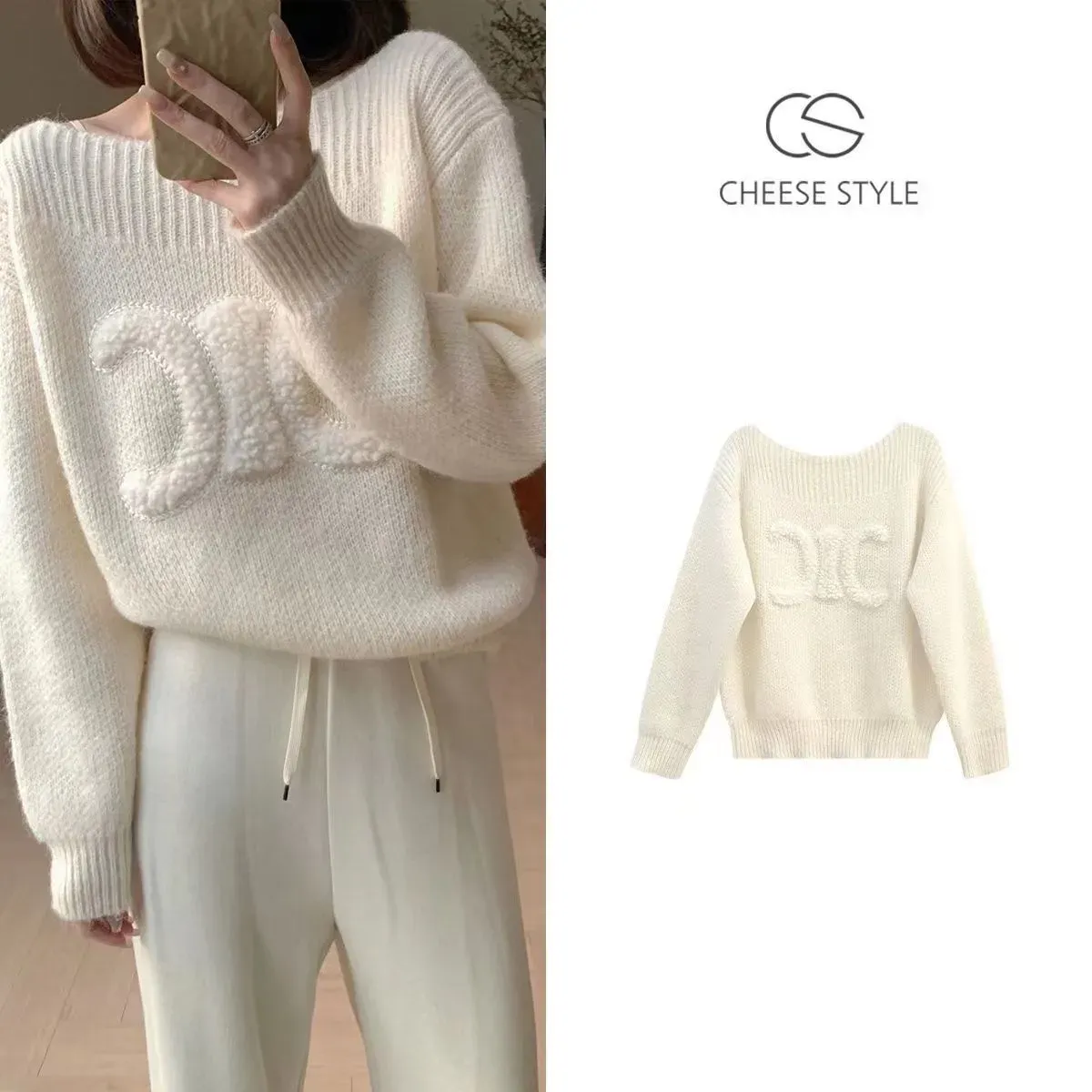 大好評 シンプル 着心地良い 合わせやすい トレンド ルーズ 着痩せ セーター