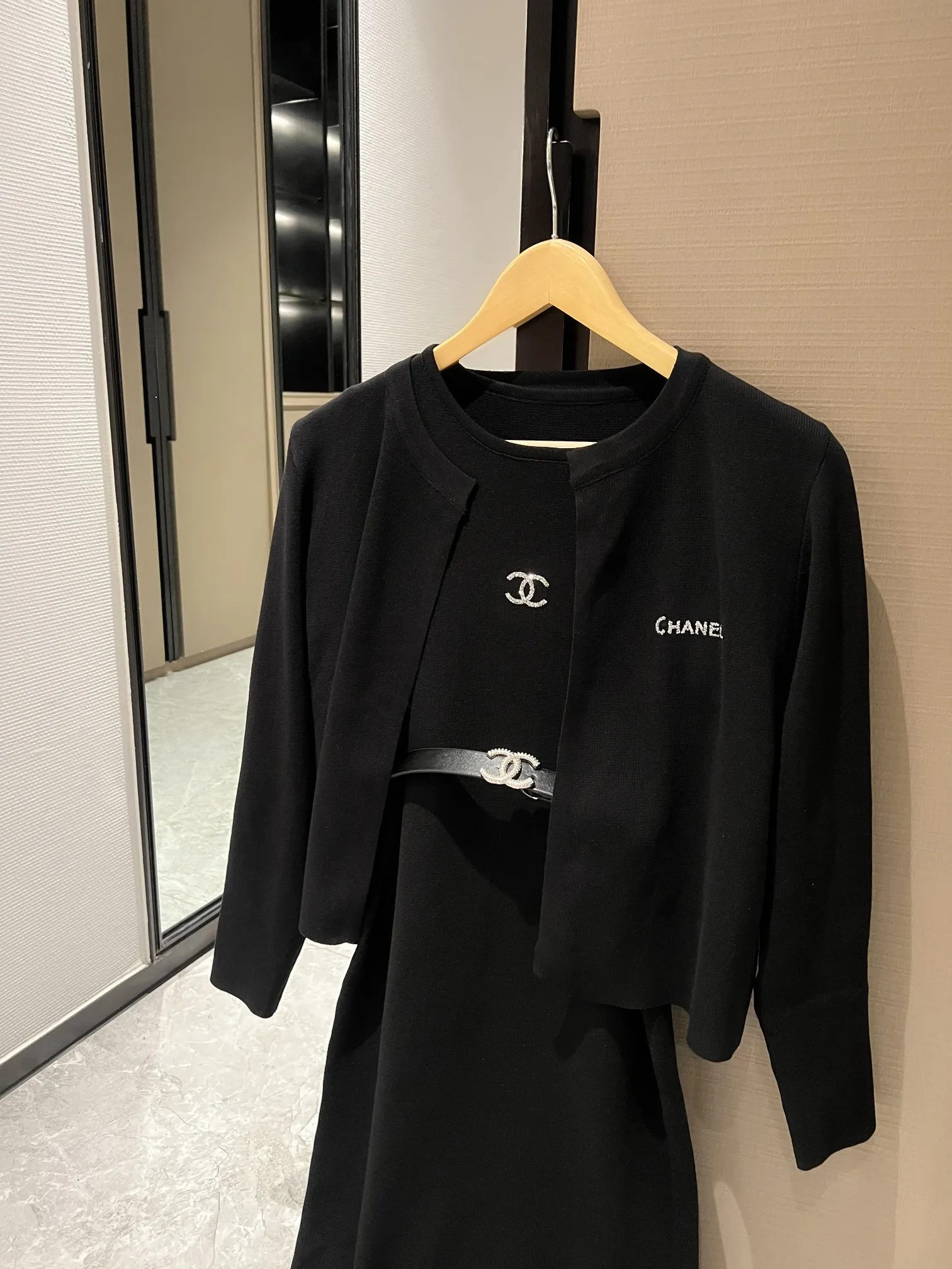 『S-L』セットアップ 高級感 着心地良い ファッション エレガント 無地 着瘦せ 快適 ワンピース＋アウター