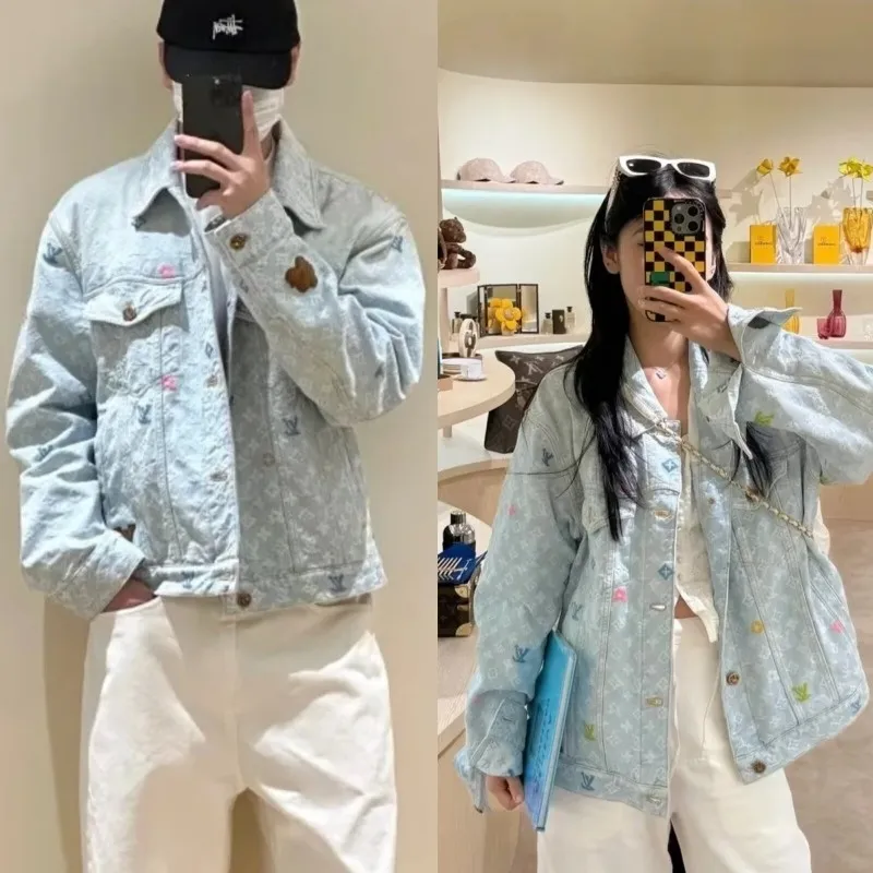 『S-3XL』売れ筋 着心地良い ゆるい 高品質 手触り良く合わせやすい トレンド デニムジャケット