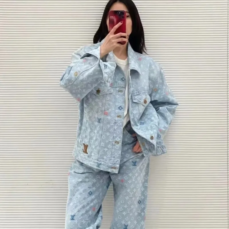 『S-3XL』売れ筋 着心地良い ゆるい 高品質 手触り良く合わせやすい トレンド デニムジャケット