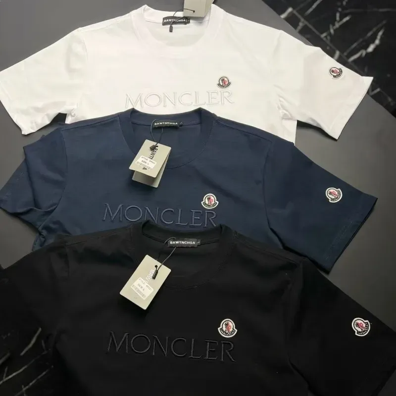 『S-4XL』超人気商品 トレンド シンプル カジュアル 高品質 快適 手触り良くゆるい 刺繍Ｔシャツ