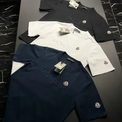 『S-4XL』超人気商品 トレンド シンプル カジュアル 高品質 快適 手触り良くゆるい 刺繍Ｔシャツ